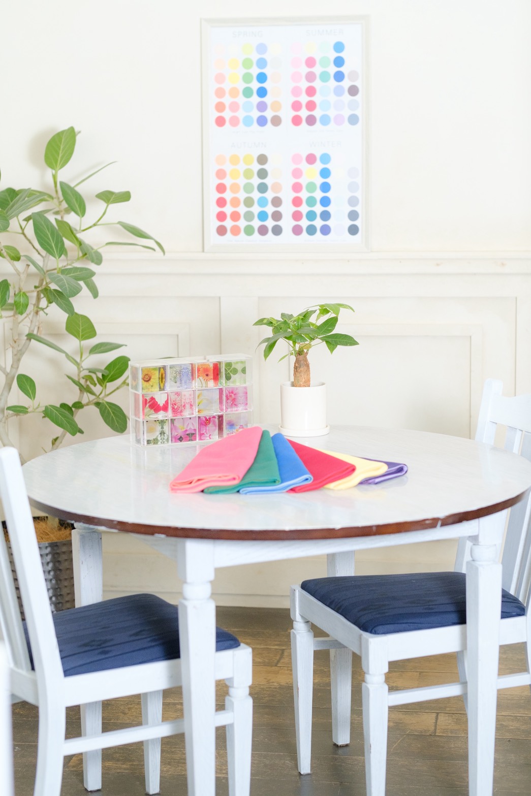 新潟市西区のパーソナルカラー診断サロン Seed of Color -Micoliss- のカラー診断空間